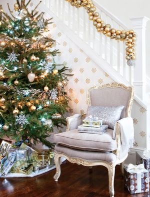 Christmas interiors decor ideas - mylusciouslife.com - holiday-interior-gold_large.jpg
